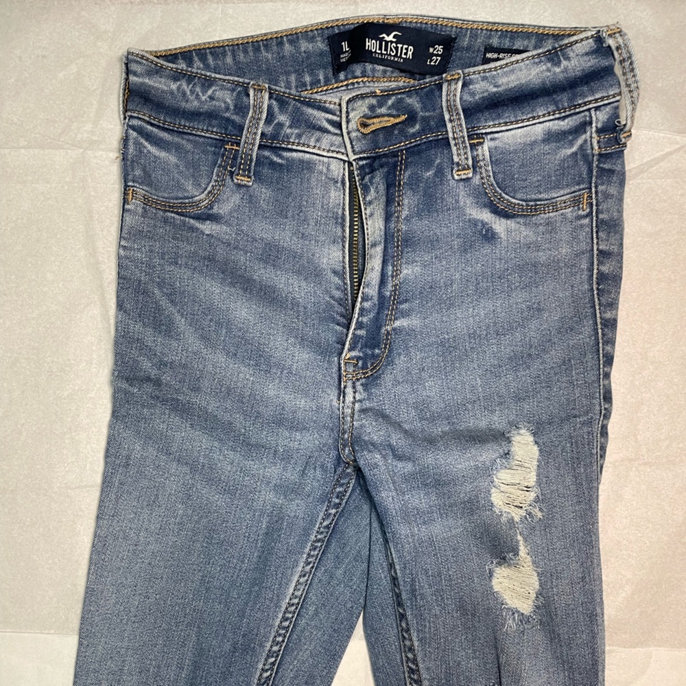 High-Rise Crop Jean Legging Hollister Advanced Stretch